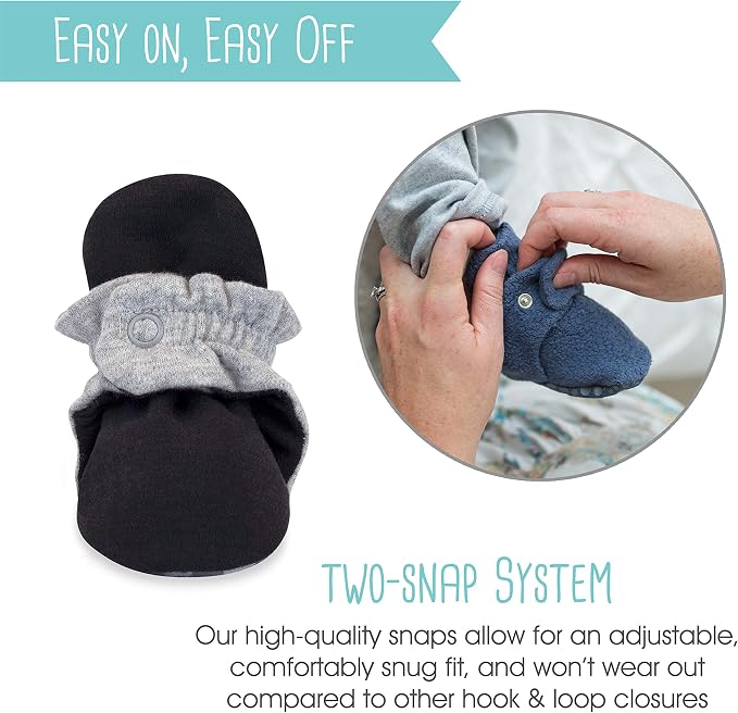 Zutano Organic Baby Booties Newborn Infant, Lost Baby Socks Solution, 18-24 - Image 8