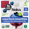 Noka Superfood Smoothie Pouches 4 Pack, by NokaSuperfoodSnacks