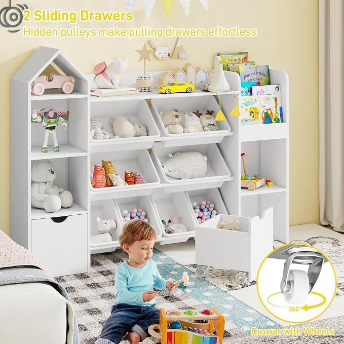 Vabches Kids Toy Organizer - Image 5