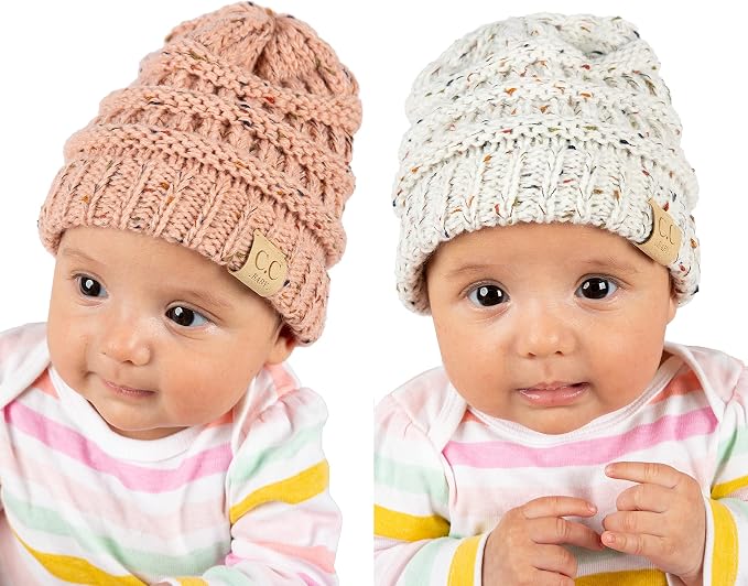Funky Junque Baby Winter Hat – Cute Newborn Hats, Cozy Warm Infant Beanie by FunkyJunque