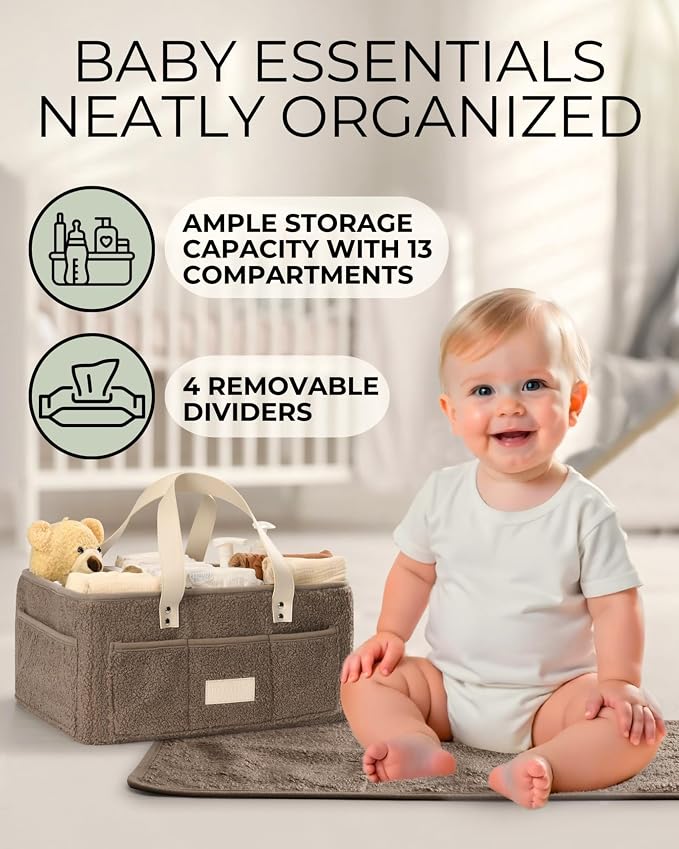 Baby Diaper Caddy Organizer - Image 3