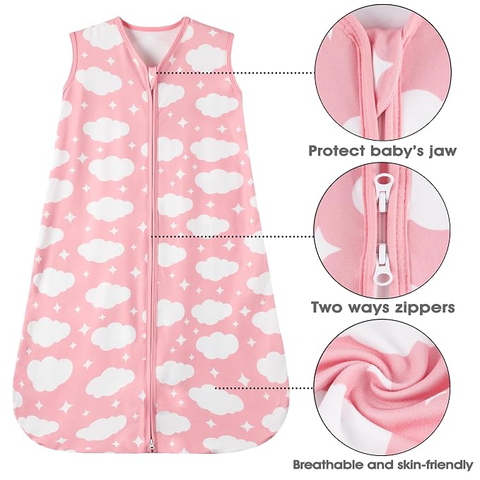 Baby Sleep Sack 18-24 Months Baby Wearable Blanket 100% Rayon Cotton 2-Way - Image 5