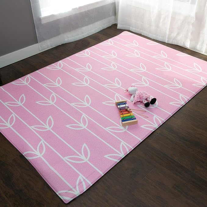Baby Care Play Mat 82'' x 55'' Original One-Piece Reversible Rollable by Baby+Care+Play+Mat