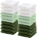 Breling 20 Pcs Baby Muslin Washcloth 12 x 12 Inch 100% Cotton Soft and by Breling
