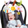 Stuffed Spiral Baby Car Seat Toys, Best Newborn, Soft Infant Essentials Must by STUFFED