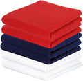 PurpleEssences 4th of July Waffle Weave Kitchen Towel, 100% Cotton 15x25 Inch by PurpleEssences