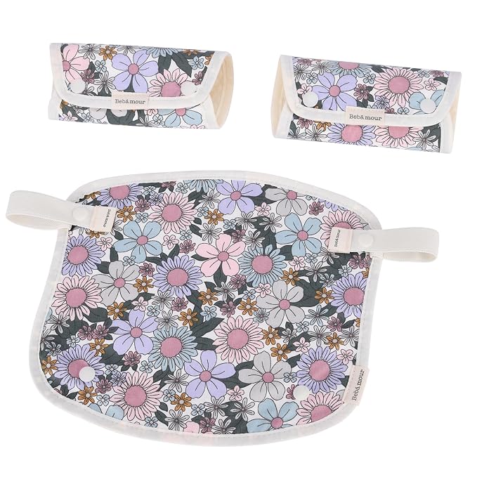 Bebamour Drool and Teething Reversible Cotton Pad by bebear