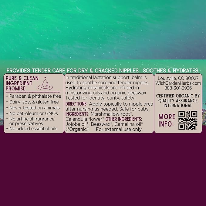 WishGarden Herbs New Mother Nursing Balm - Image 2