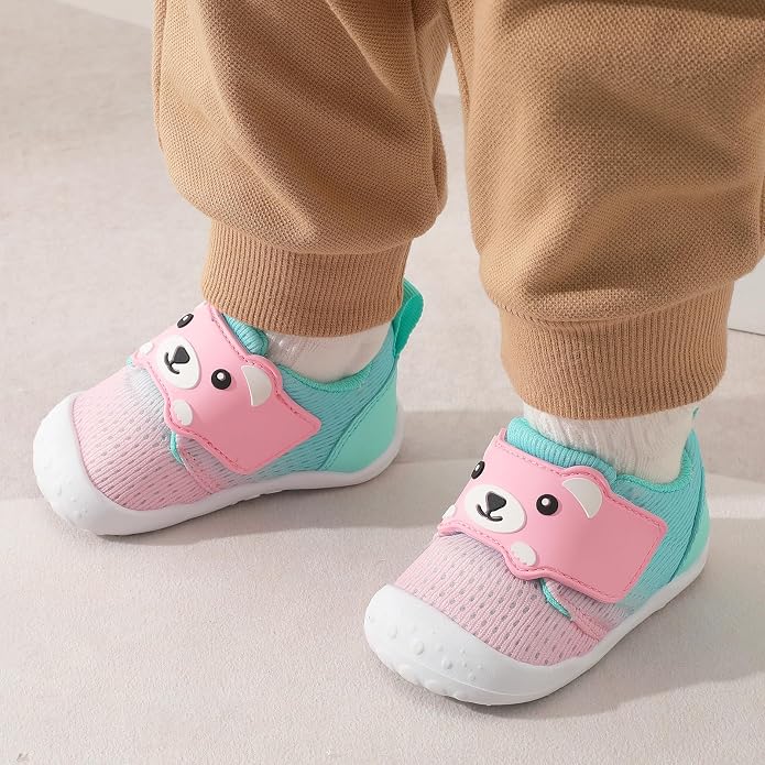 FEETCITY Baby Walking Shoes Wide Baby Shoes Boys Girls Infant Sneakers Crib - Image 6
