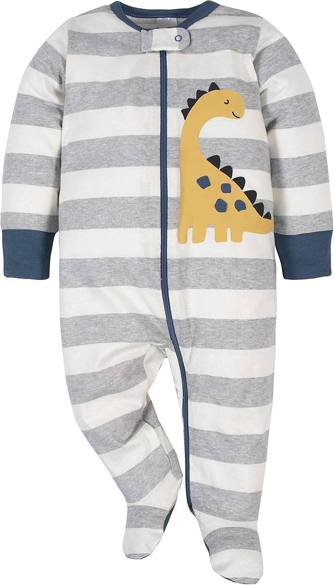 Gerber Baby Boys 4 Pack Sleep 'N Play Footie - Image 2