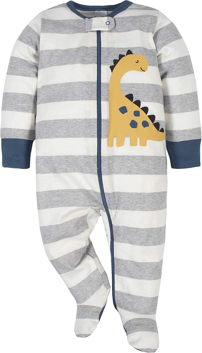 Gerber Baby Boys 4 Pack Sleep 'N Play Footie - Image 2