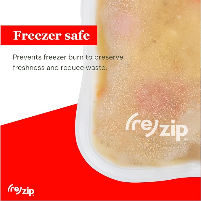 zip Half Gallon Reusable Storage Bags | BPA-Free, Leak proof, 100% Food-Grade - Image 7