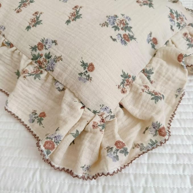 BuLuTu 2 Layers Muslin Toddler Pillowcases Fits - Image 5