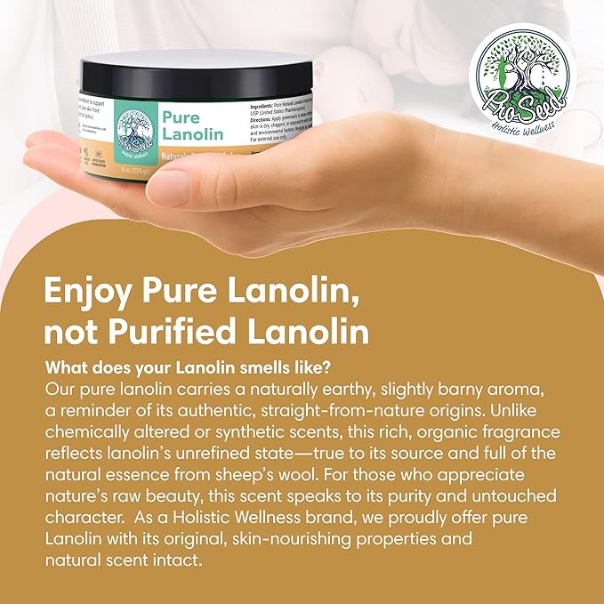 ProSeed Handmade Pure Lanolin Cream – Unrefined Balm - Image 5