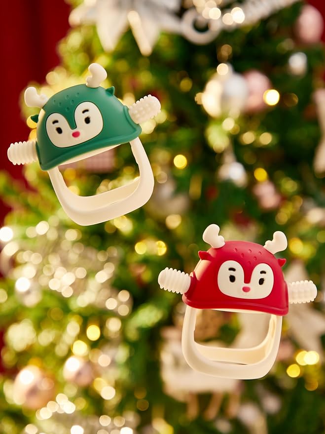 Smily Mia Baby Christmas Stocking Stuffers, Baby Teething Toys丨Penguin Teether - Image 5