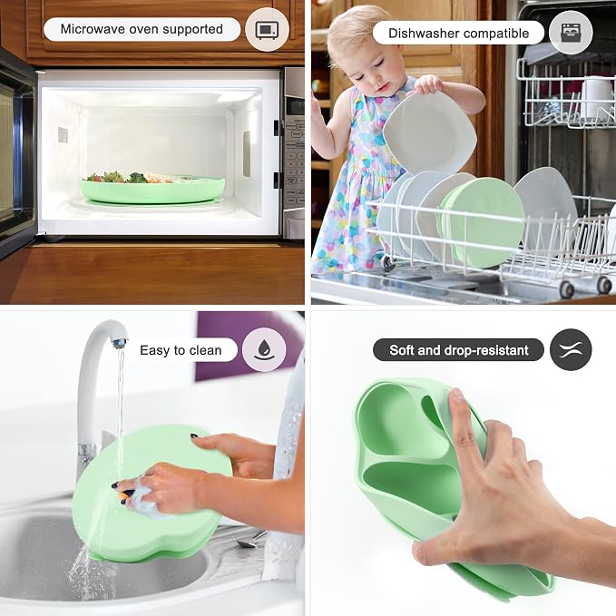 Li&Zhao Baby Bowls with Suction - Image 6