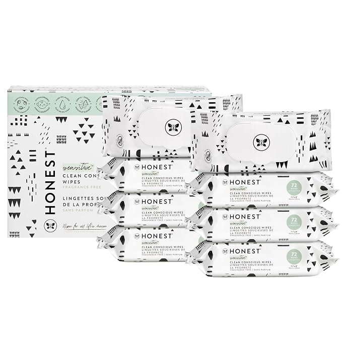 The Honest Company Clean Conscious Multi-Use Wipes | Hypoallergenic + Unscented by TheHonestCompany