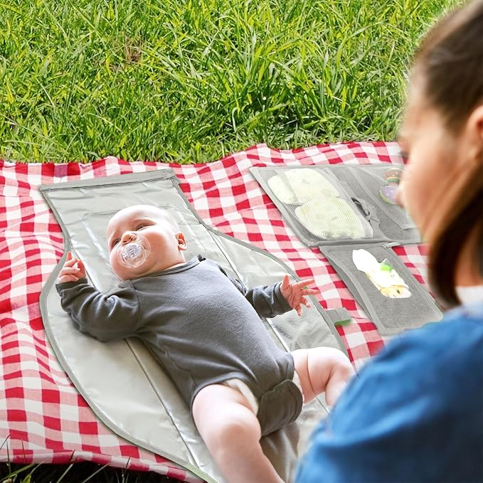 Portable Changing Pad for Baby, Travel Diaper Changing Pad for Newborn - Image 2