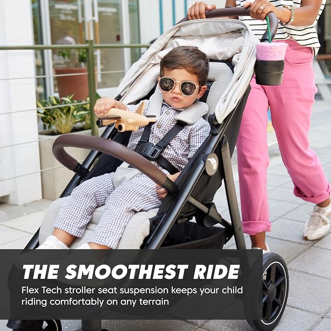 Baby Jogger City Mini Air Lightweight Stroller Rich Black - Image 5