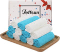 Baby Washcloths 12 Pack, 10x10 inch Heavenly Soft Wash Cloths by Jeffsun