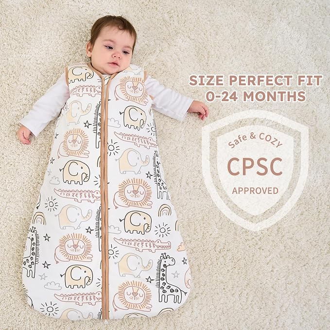 Yoofoss Baby Sleep Sack 12-18 Months, TOG 2.5 Baby Wearable Blanket - Image 6