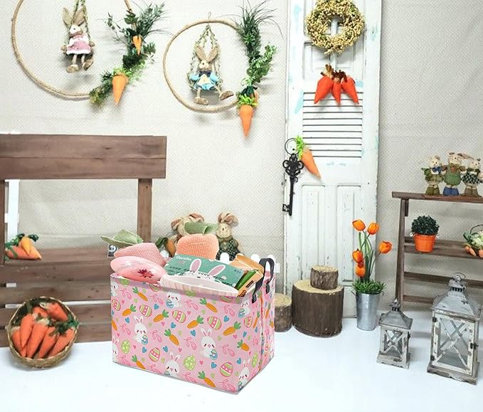 Easter Gift Eggs Storage Basket Kids Toys Storage Basket Organizer Box Clothes - Image 7