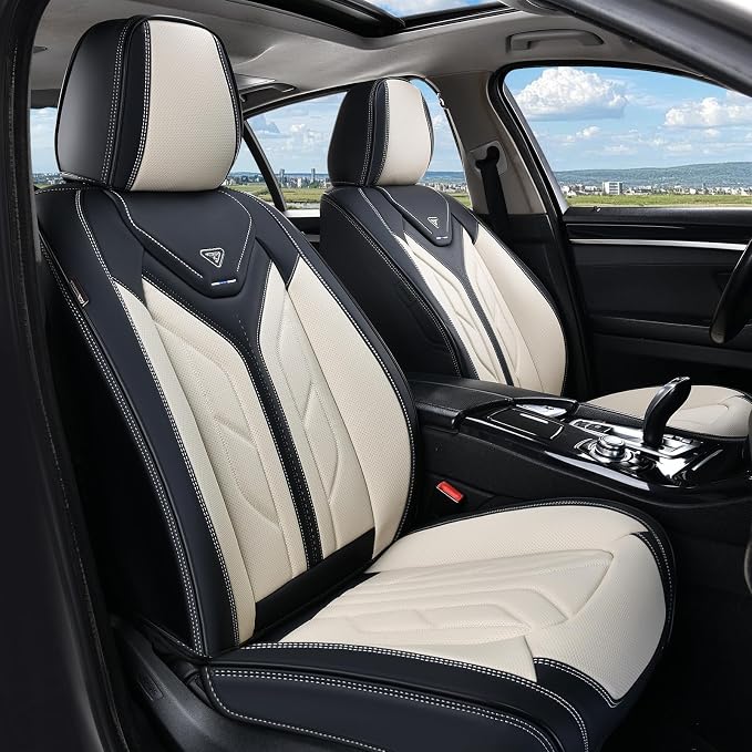 Coverado Seat Covers, Car Seat Covers Full Set, Leather Seat Covers - Image 9