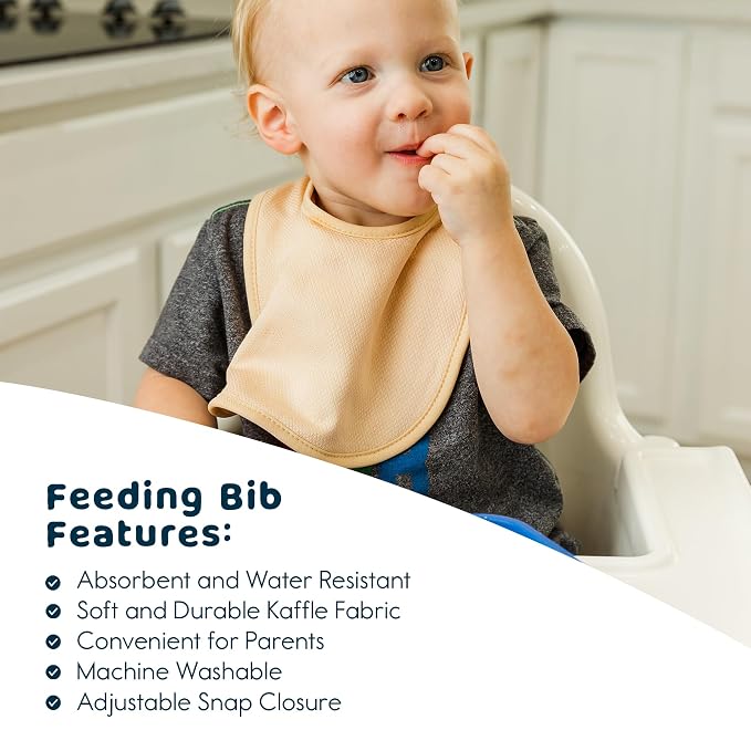 Tiny Twinkle 8 Pack Baby Bibs for Drooling and Teething – Waterproof & - Image 2
