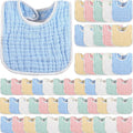 Tatuo 50 Pcs Muslin Baby Bibs Bulk Muslin Cotton Teething by Tatuo