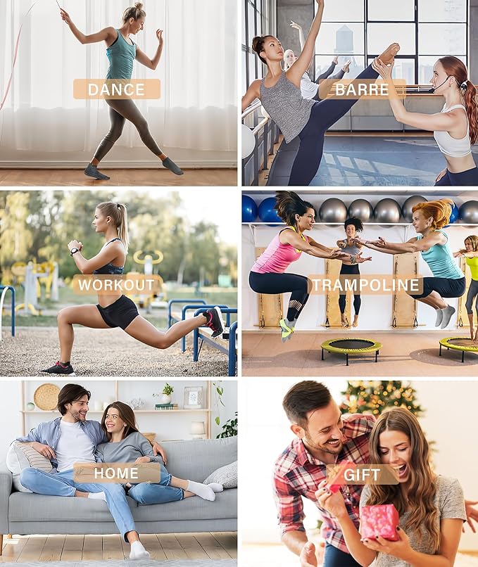 DIBAOLONG Pilates Socks with Grips - Image 6