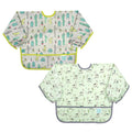 Bumkins - Sleeved Bib - For Boys & Girls, Babies & Toddlers 6-24 Months - by Bumkins