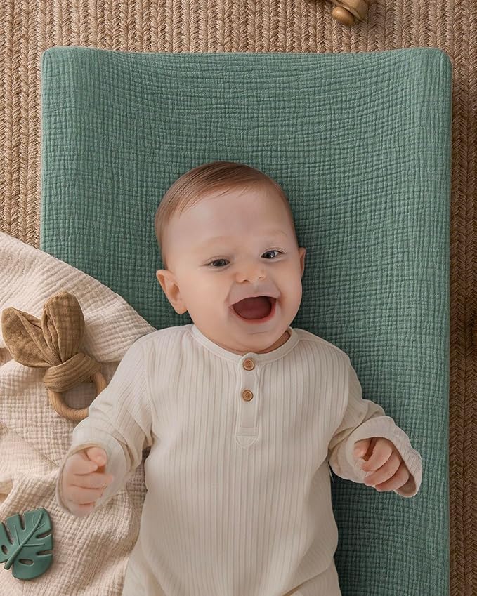 Blissful Diary Muslin Baby Changing Pad - Image 4