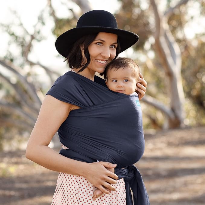 Moby Baby Wrap Carrier Classic for Newborns to Toddlers, Infant Sling Carrier - Image 4