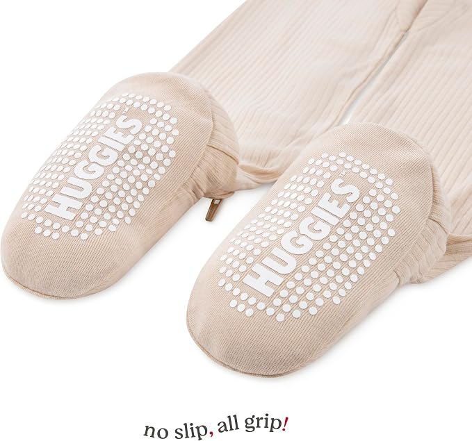 HUGGIES unisex-baby 3-pack Footed Coverall Pajamas - Image 4