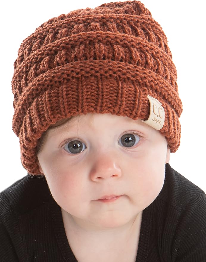 Funky Junque Baby Winter Hat – Cute Newborn Hats, Cozy Warm Infant Beanie by FunkyJunque