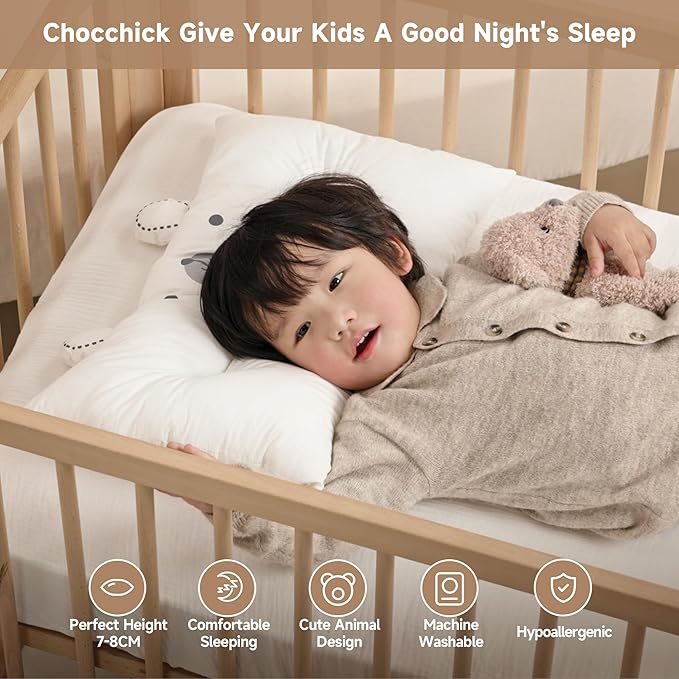 Choc chick Pillow, 20X12inches Machine Washable Soft Hypoallergenic Pillows) - Image 2