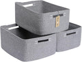 Large Storage Baskets for Shelves, Closet Organizers Bins for Clothes Blanket by MiniArkStorageBasketsHome