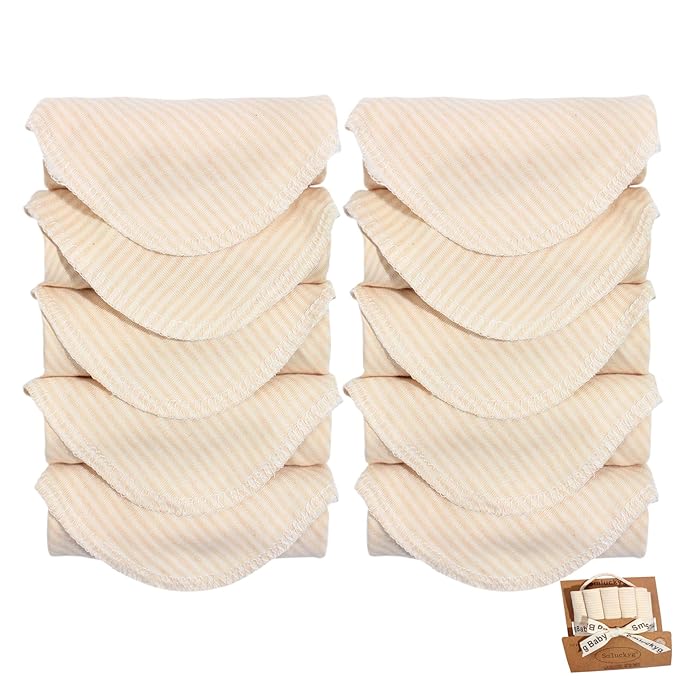 Organic Cotton Baby Washcloths by Smluckyg