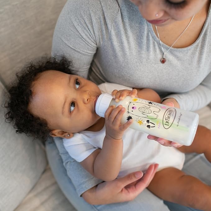 Dr. Brown's Natural Flow Anti-Colic Options+ Narrow Baby Bottle, Bear & Owl - Image 26