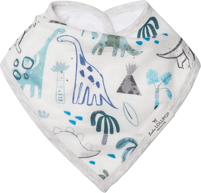 Loulou Lollipop Muslin Bandana Bib Drool Bib Set - Image 2