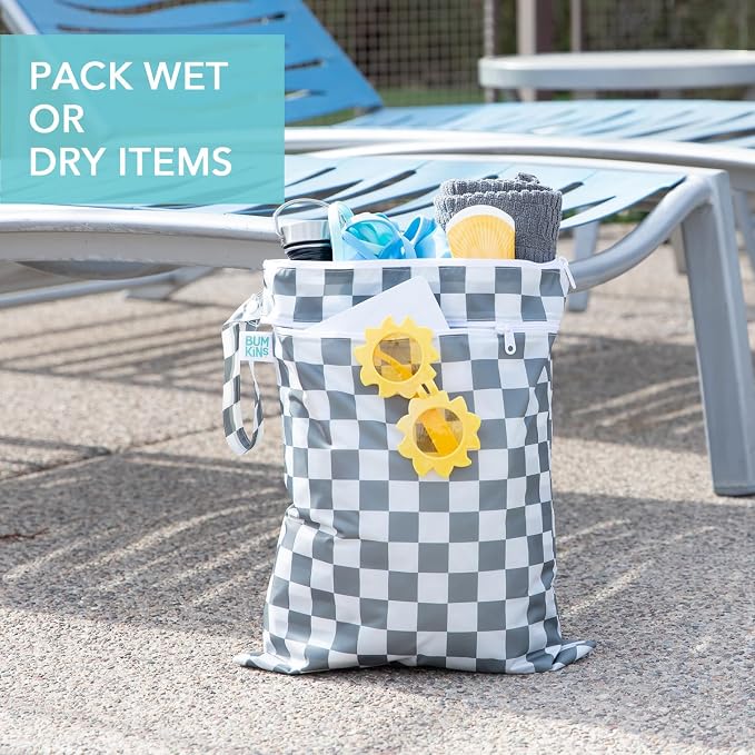 Bumkins - Waterproof Wet Bag, Wet/Dry Clutch & Clear Travel Bags - - Image 3