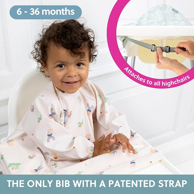 BIBaDO - Long Sleeve Baby Bibs - Babies & Toddlers 6-36 Months - Coverall Baby - Image 2