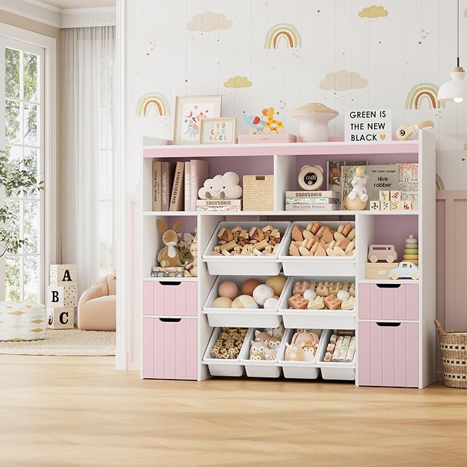 HORSTORS 55" W Toy Storage Organizer - Image 2