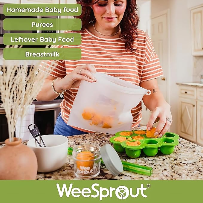 WeeSprout Silicone Baby Food Freezer Tray - Image 5
