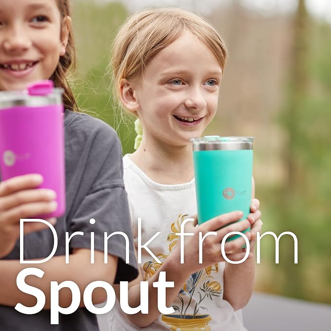 PopYum 13oz Insulated Stainless Steel Kids’ Cups - Image 3