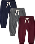 3 Pack Fleece Toddler Boys Sweatpants Kids Joggers Soft Cotton Toddler Boys by Unknown