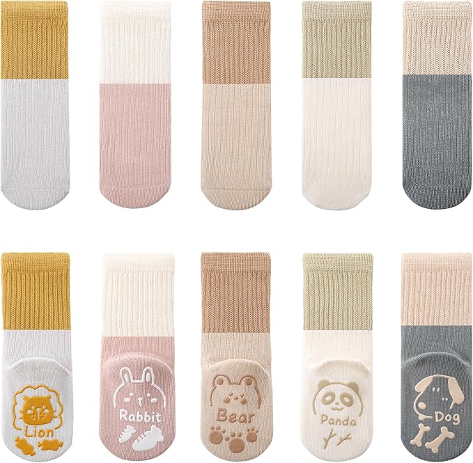 Zumou Toddler Knee High Socks Non Slip Anti Skid Baby Boy Girls Seamless Long - Image 4
