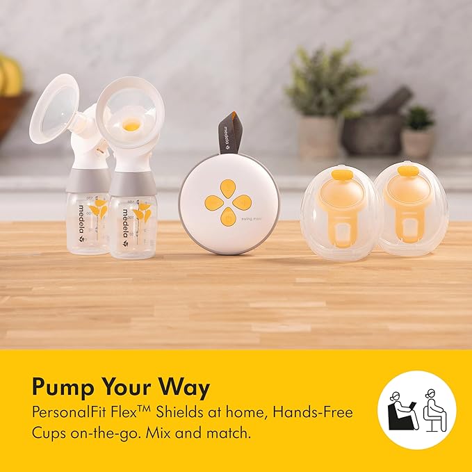 Medela Pump Your Way Deluxe Bundle Featuring Swing Maxi Double Electric Breast - Image 5