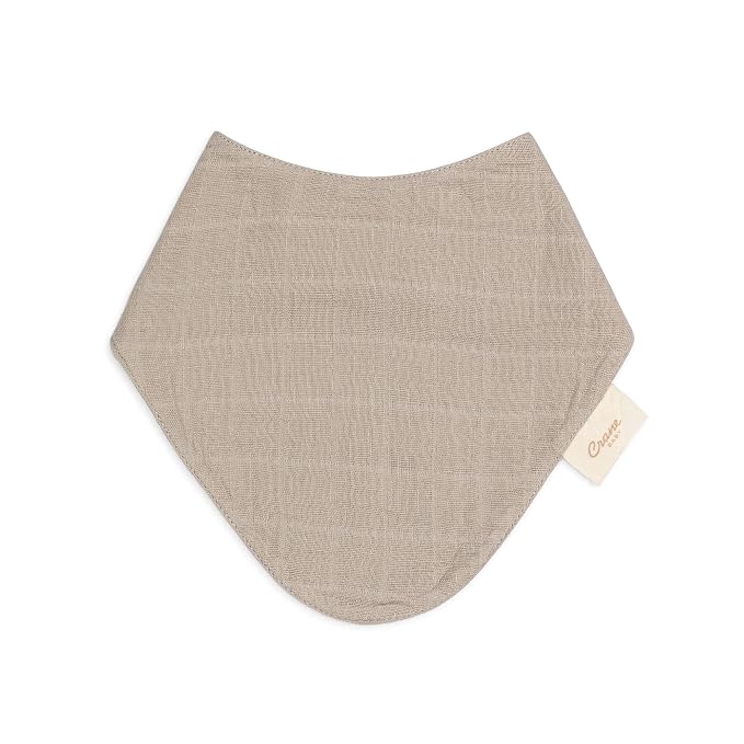 Crane Baby 100% Organic Cotton Baby Bibs, 3-pc. Set, Bunny Pattern - Image 8