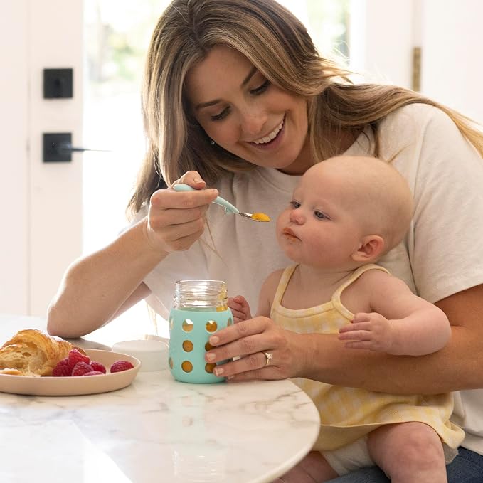 Lifefactory 8-Ounce Wide Neck Glass Baby Bottle - Image 5